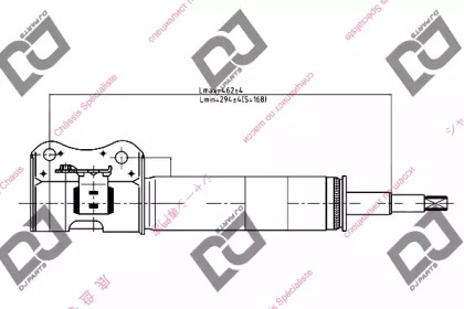 Амортизатор DJ PARTS DS1087GS